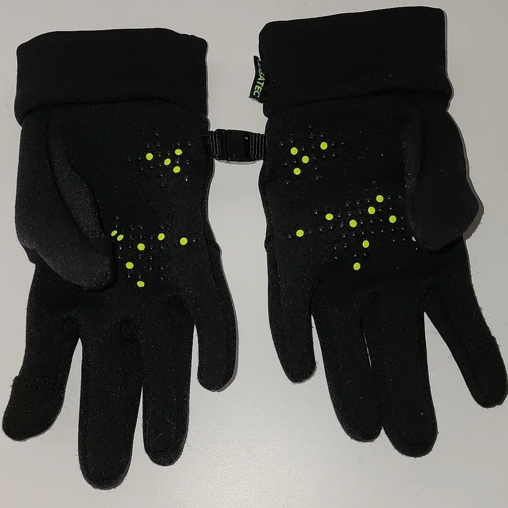 Head Sensatec Black Gloves with Neon Logo
